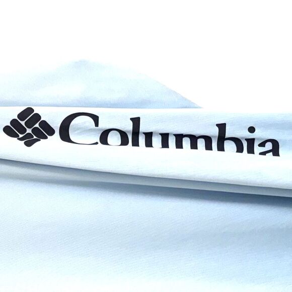 Columbia Womens (2X) Long Sleeve Omni-Shade UVF-50 Sun Prot. Raglan Top Sky Blue - Picture 7 of 9